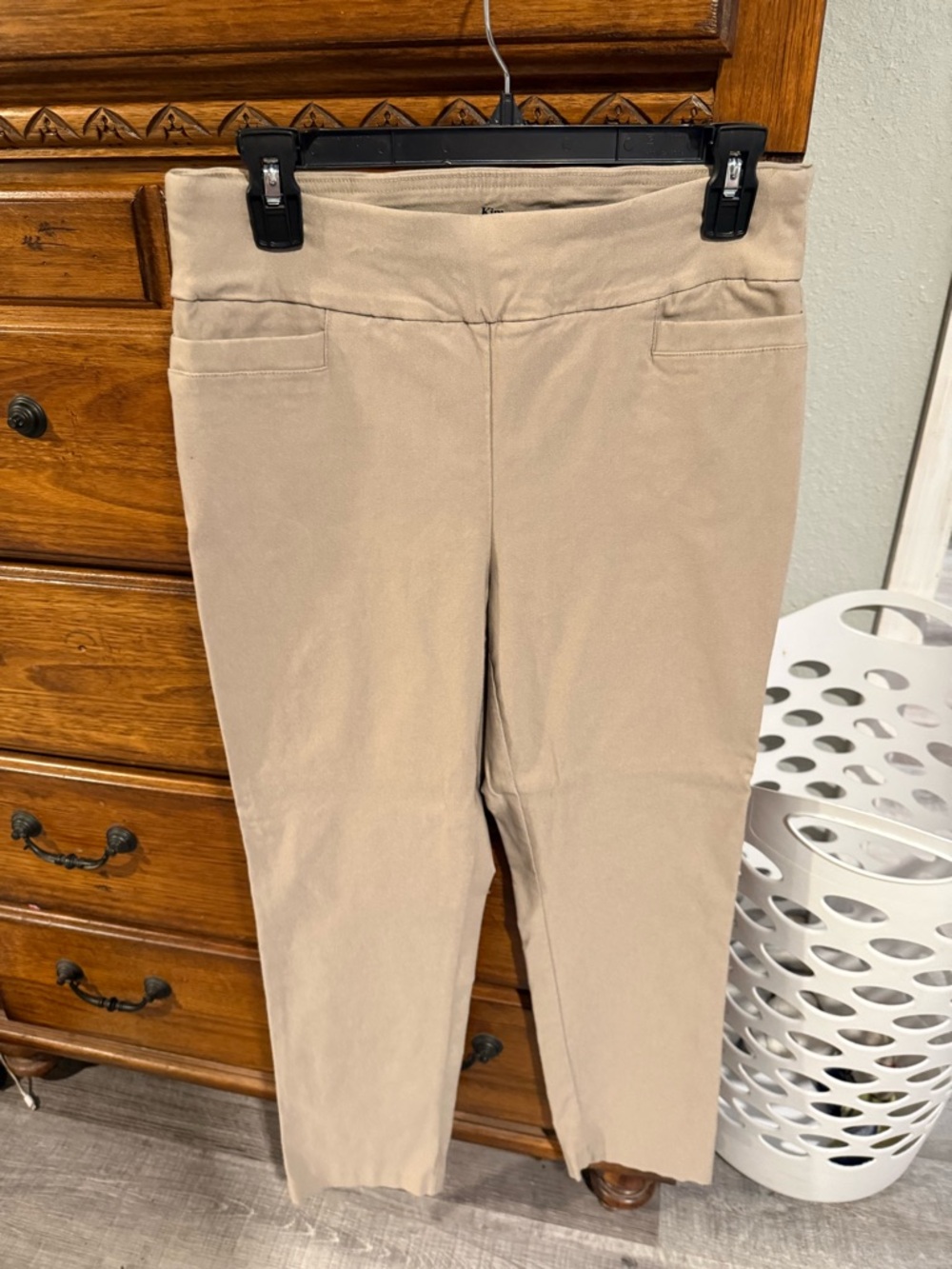 Kim Rogers Neutral Beige Tummy Control Pants